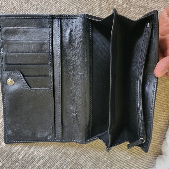 Gucci Long Wallet in Black Imprime Canvas - Picture 12 of 12